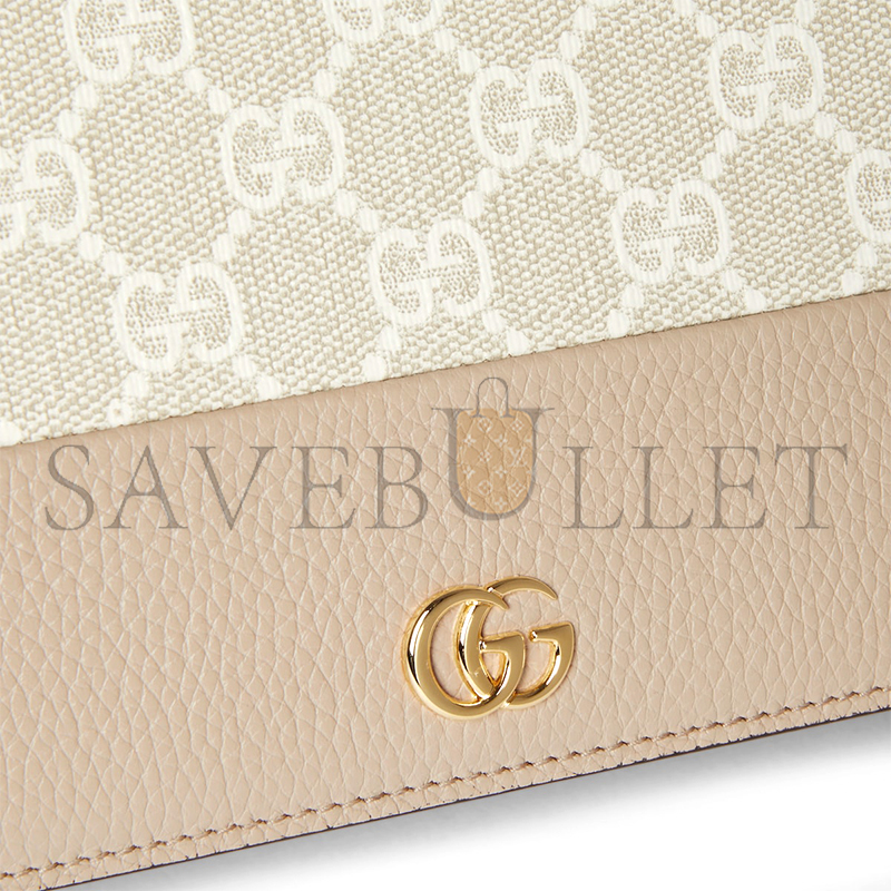 G*u*i gg marmont bi-color wallet on chain 497985 (20*12.5*4cm)